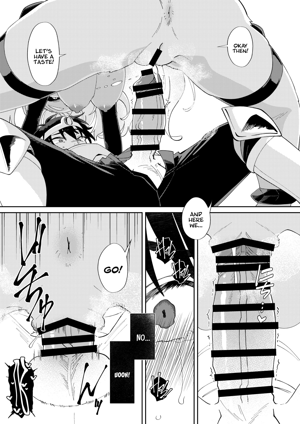 Hentai Manga Comic-The Demon Queen Was Invincible So The Hero Got All His Power Sucked From Him & Ended Up As Her Pet!-Read-10